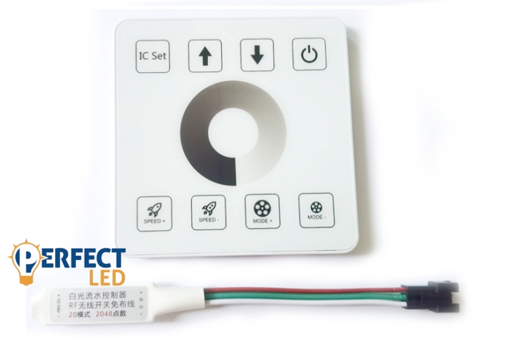 Perfectled Prémium Chase ledszalag vezérlő távirányítóval 20 féle választható programmal