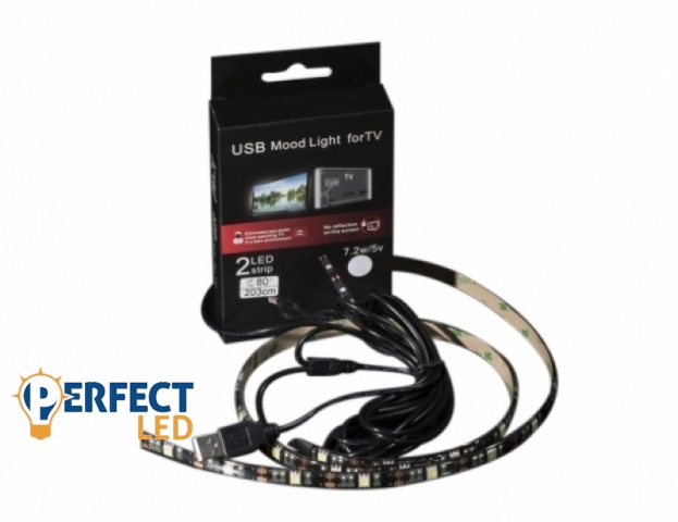 Perfectled Prémium LED TV világítás hideg fehér 2*50 cm
