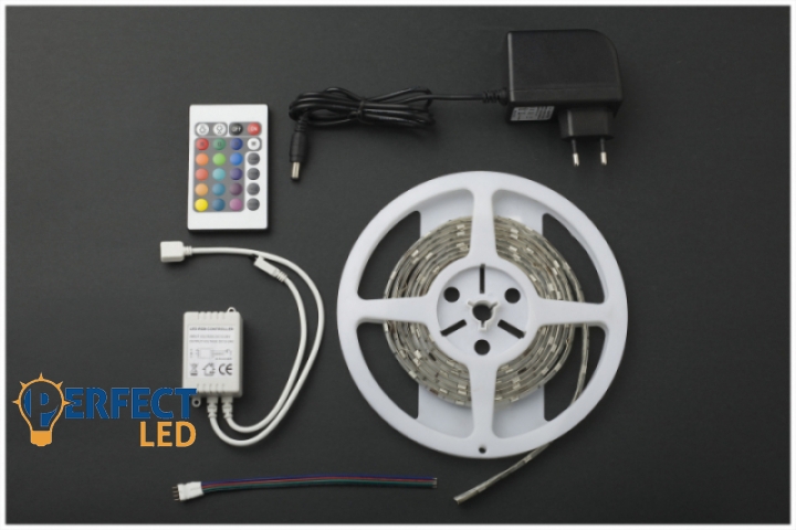 Perfectled Prémium Vízálló RGB 30 LED/méteres LED szalag szett