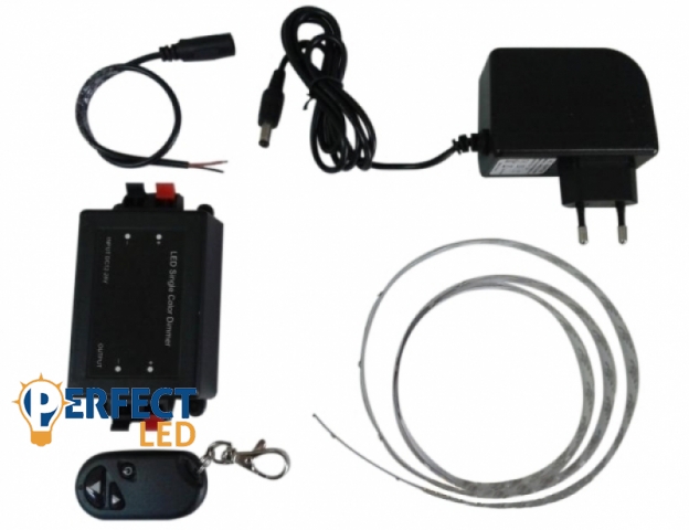 Perfectled Prémium Vízálló hideg fehér 30 LED/méteres LED szalag szett