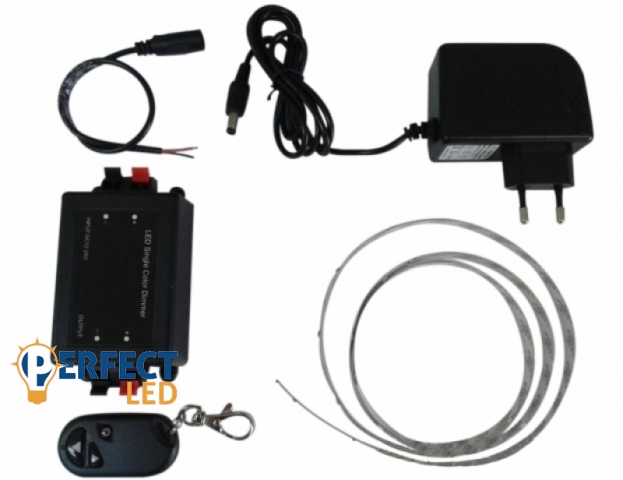 Perfectled Prémium Vízálló hideg fehér 30 LED/méteres LED szalag szett