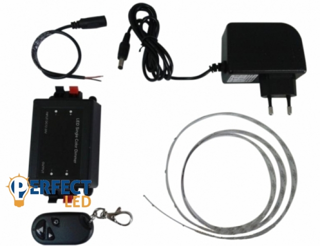 Perfectled Prémium Vízálló meleg fehér 120 LED/méteres LED szalag szett