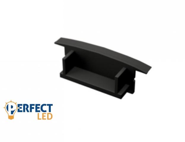 Ledprofiles fekete színű végzáró LP303 aluprofilhoz