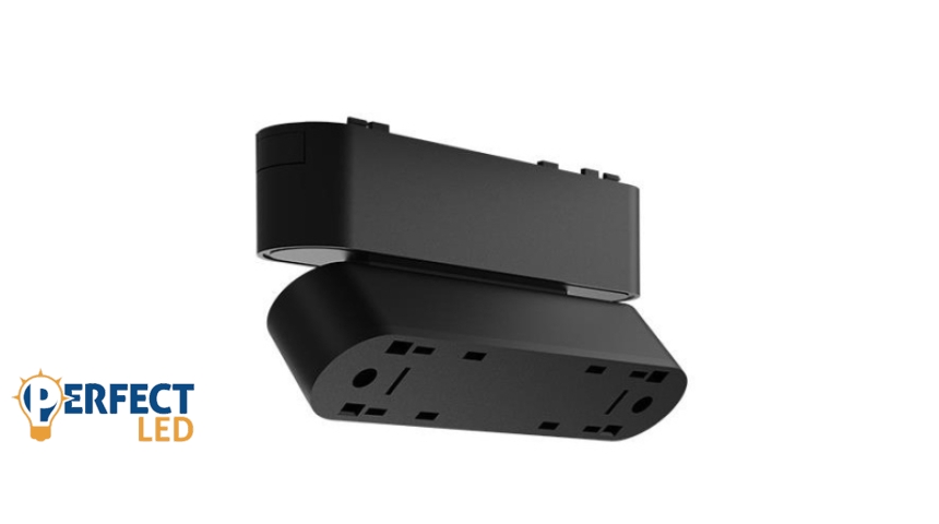 MasterLED LUXO Mágneses lámparendszer aljzat fekete színben 48V Linea 6 W-os lámpához