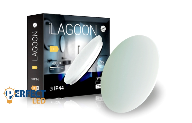 Lagoon 12 W-os ø230 mm kerek natúr fehér mennyezeti lámpa IP44-es védettségű