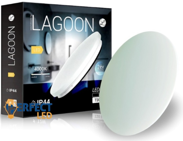 Lagoon 72 W-os ø600 mm kerek natúr fehér mennyezeti lámpa IP44-es védettségű
