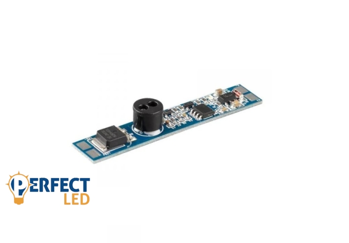 Ledprofiles - Aluprofilba helyezhető nyomógombos érintőkapcsoló 12-24V