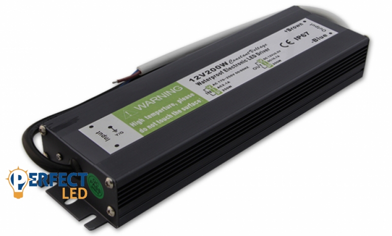 masterLED 200 W-os vízálló tápegység 16 66 Amper 12VDC