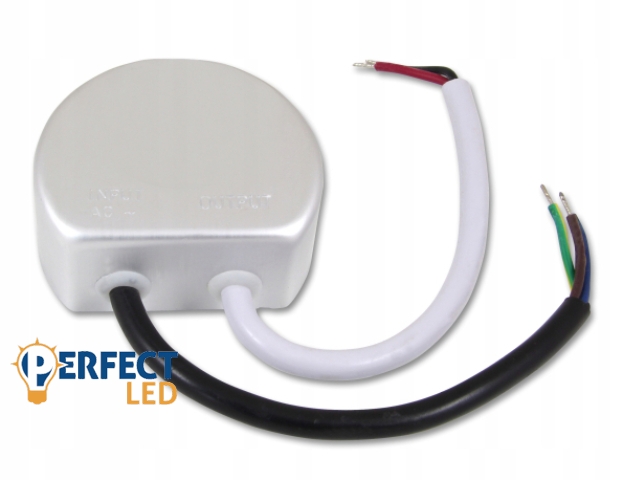 MasterLED 10 W-os vízálló tápegység 0.83 Amper 12V DC kör alakú