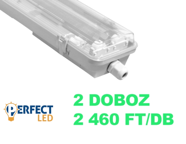 MasterLED 120 cm-es armatúra 2x18 W-os IP65 2 dobozos akció (20 db)