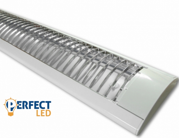 MasterLED 120 cm-es tükrös vékony armatúra 2x36 W-os