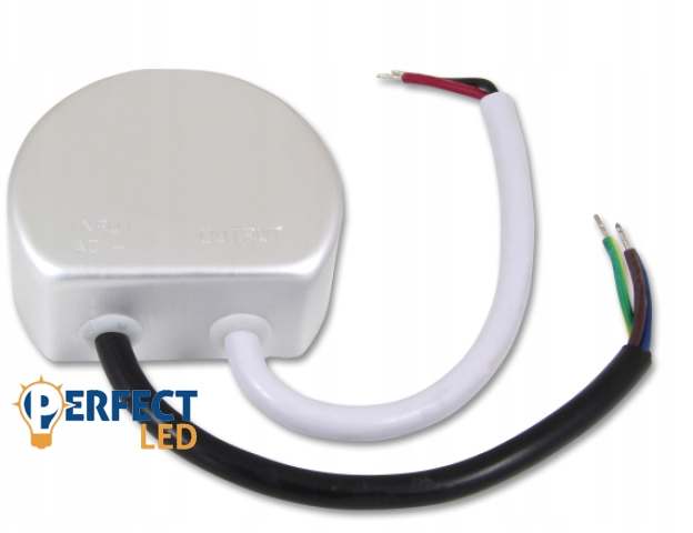 MasterLED 15 W-os vízálló tápegység 1.25 Amper 12V DC kör alakú