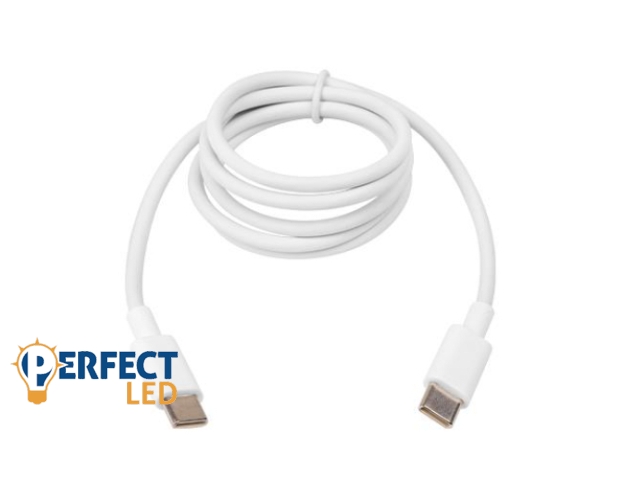 MasterLED 60W USB-C gyorstöltő kábel 1 méter fehér