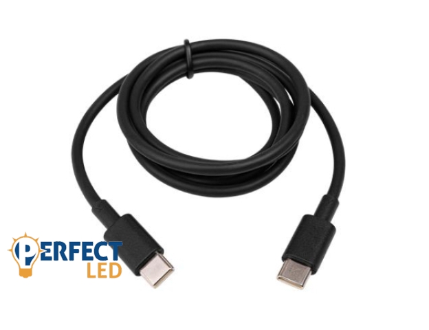 MasterLED 60W USB-C gyorstöltő kábel 1 méter fekete