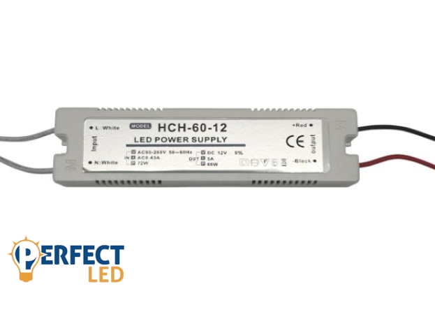 MasterLED 60 W-os beltéri tápegység 5 Amper 12V