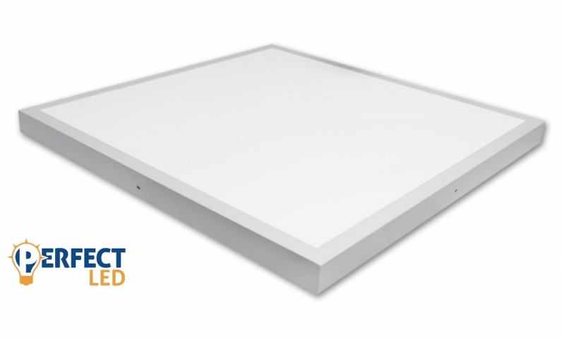 MasterLED 60 W-os szögletes 60x60 cm natúr fehér fehér színű falon kívüli led panel