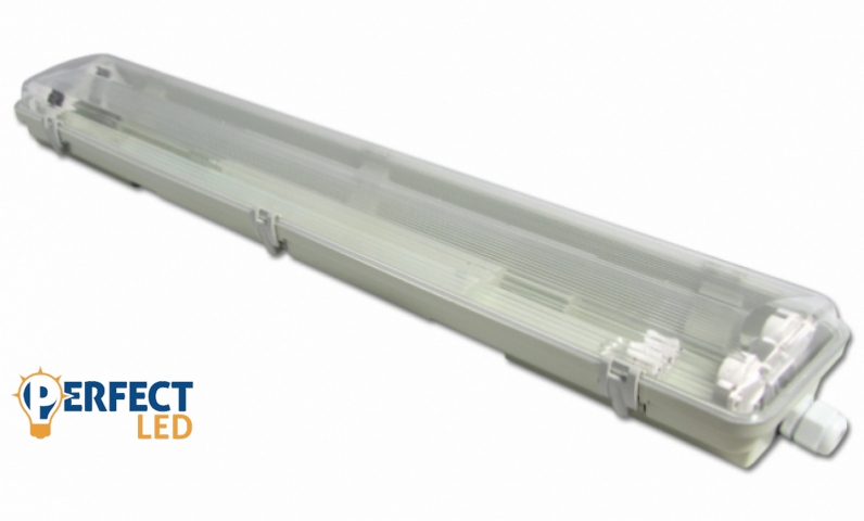 MasterLED 60 cm-es armatúra 2x9 W-os LED natúrfehér fénycsövekkel