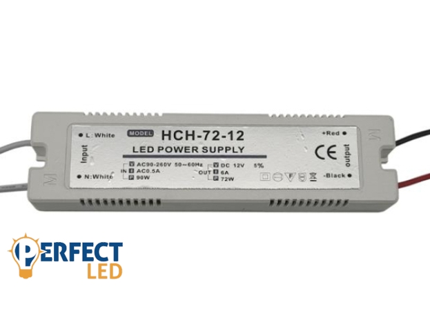 MasterLED 72 W-os beltéri tápegység 6 Amper 12V