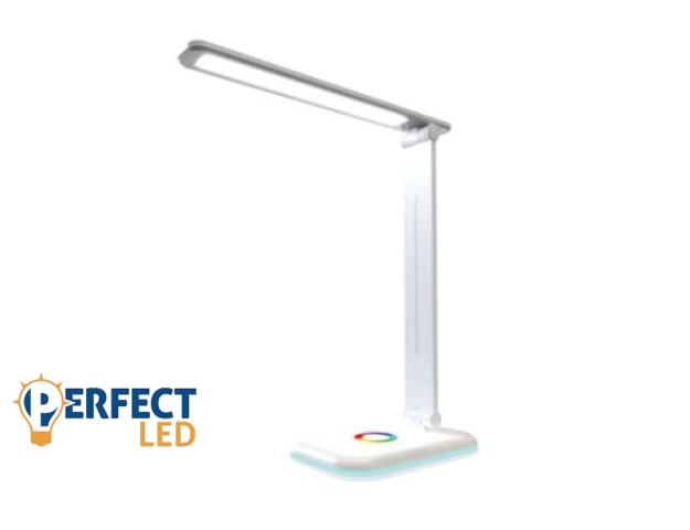 MasterLED Alma 12W-os fehér asztali lámpa RGB + CCT