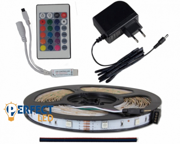 MasterLED Beltéri RGB 30 LED/méteres LED szalag szett