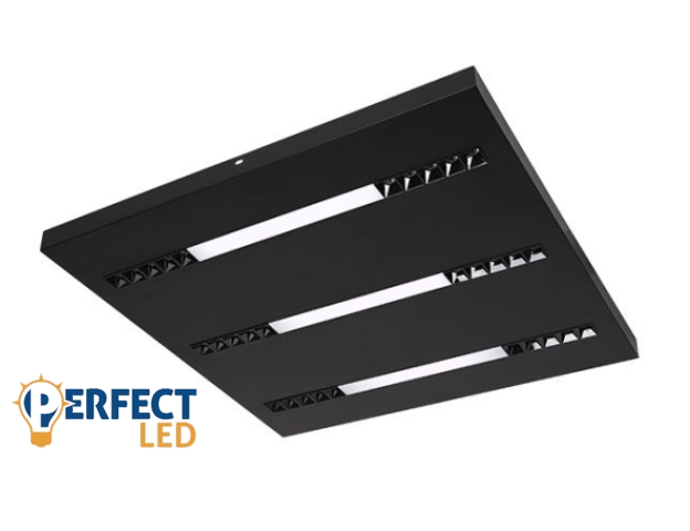 MasterLED Brando 40 W-os natúr fehér 595x595 mm falon kívüli fekete LED panel