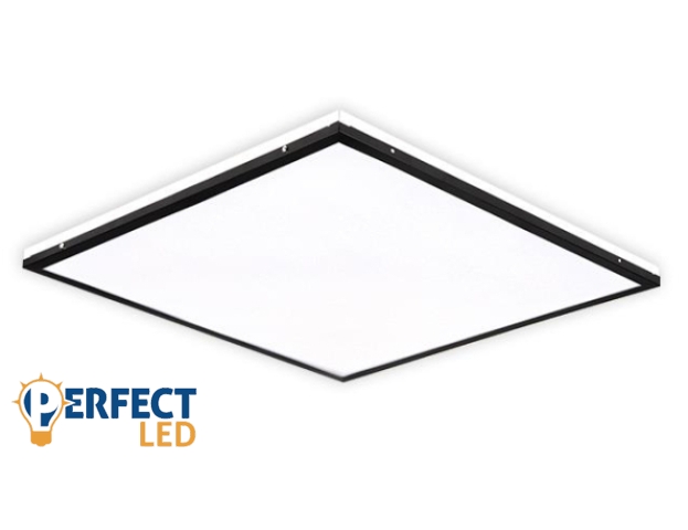MasterLED Domino 40 W-os natúr fehér 595x595 mm falon kívüli fekete LED panel