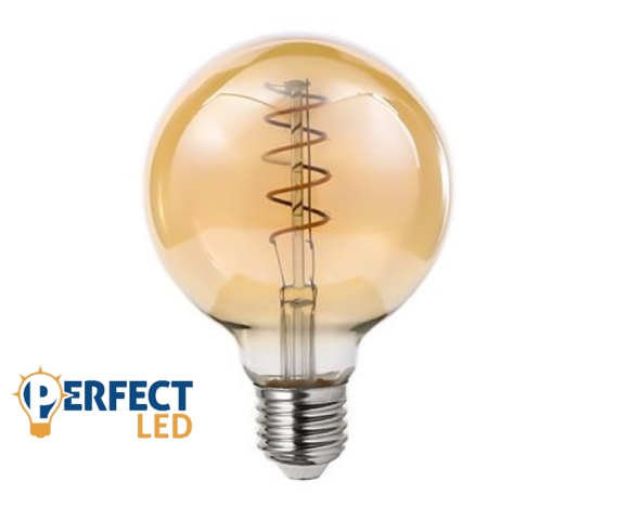 MasterLED filament Dimm G80 LED 4W-os meleg fehér E27-es foglalattal