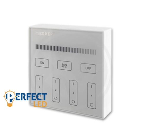 MasterLED Falon kívüli 4 csatornás dimmer távirányító fehér színben