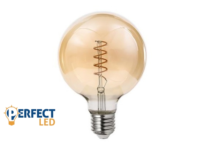 MasterLED Filament Dimm G95 LED 4W-os meleg fehér E27-es foglalattal