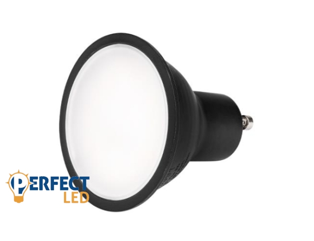MasterLED GU10-es foglalatú 4 9 W-os SMD LED izzó 2700K fekete színű