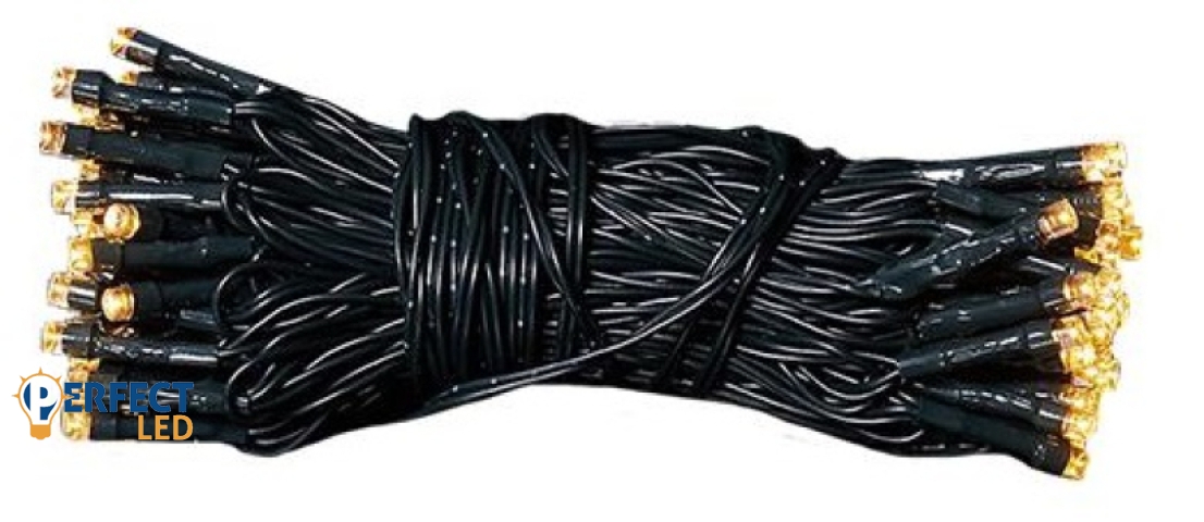MasterLED Girlanda napelemes 100 LED-es 11 9 m hosszúságú fényfüzér
