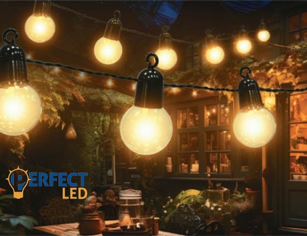 MasterLED Girlanda napelemes 20 LED-es 4 85 m hosszúságú fényfüzér
