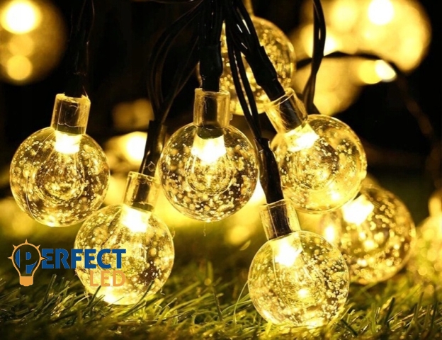 MasterLED Girlanda napelemes 40 LED-es 7 85 m hosszúságú fényfüzér