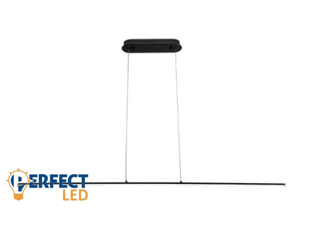 MasterLED Kiki 20W-os 120 cm-es fekete színű függesztett mennyezeti lámpa
