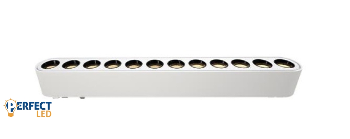 MasterLED LUXO Linea 12-W-os fehér mágneses sínes lámpa 4000K 48V