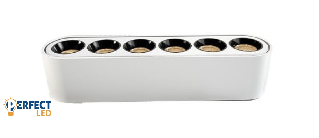 MasterLED LUXO Linea 6-W-os fehér mágneses sínes lámpa 4000K 48V