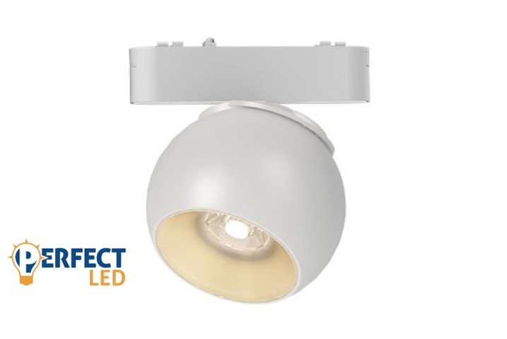 MasterLED LUXO Mars 10-W-os fehér mágneses sínes lámpa 4000K 48V