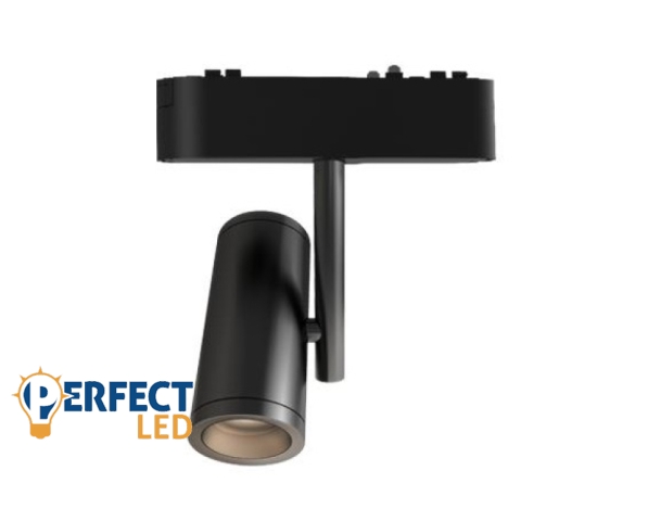 MasterLED LUXO Ringo 8-W-os fekete mágneses sínes lámpa 4000K 48V