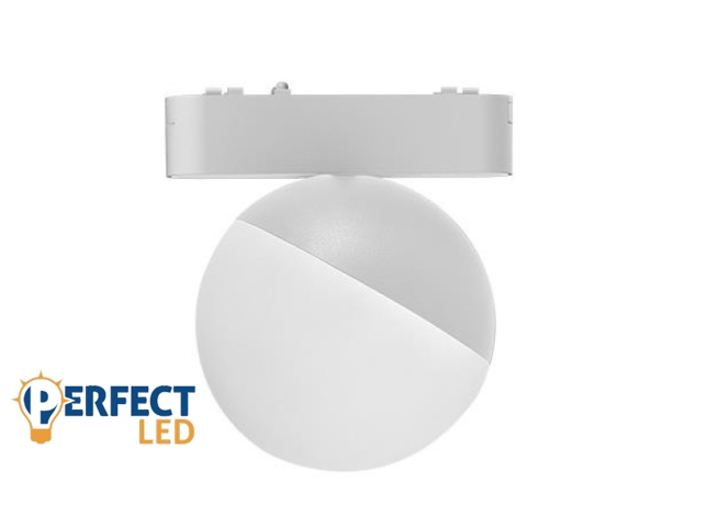 MasterLED LUXO Spheris 10-W-os fehér mágneses sínes lámpa 4000K 48V