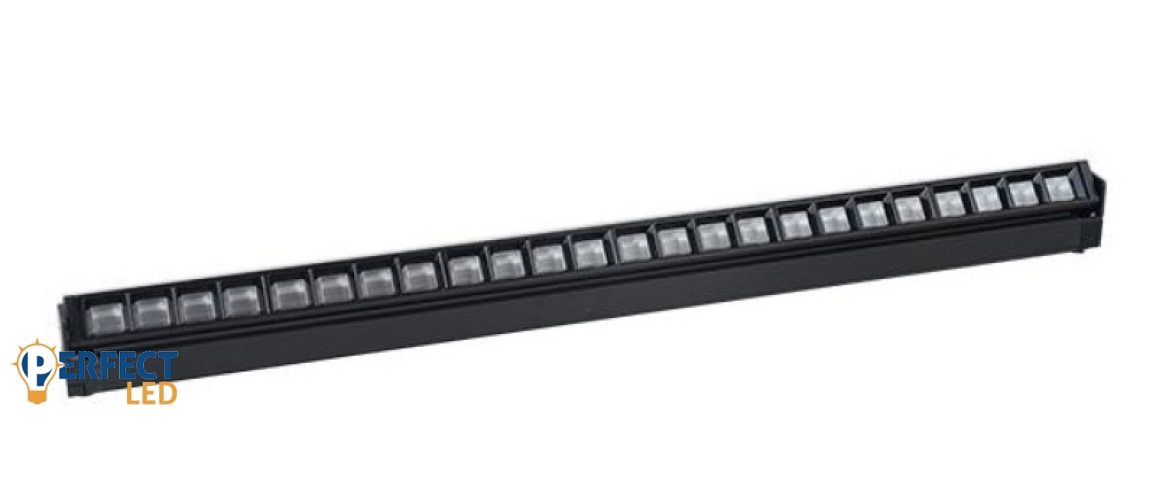MasterLED Linda duo fekete színű natúr fehér 48 W-os 60 cm-es sínre szerelhető lámpa