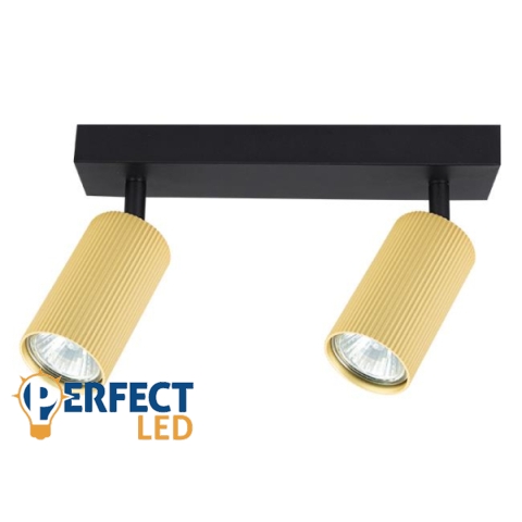 MasterLED Lucerno dupla LED fali lámpa 2xGU10 Arany