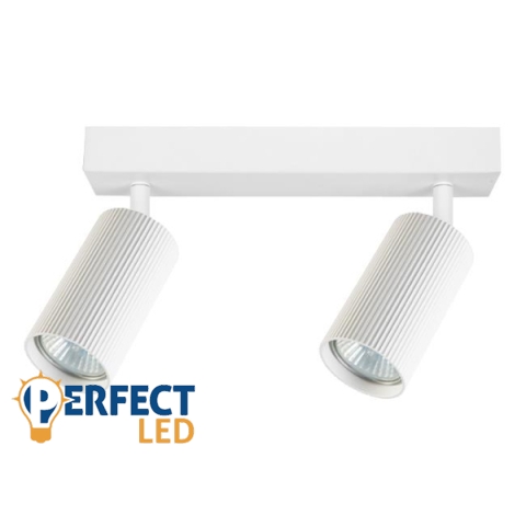 MasterLED Lucerno dupla LED fali lámpa 2xGU10 Fehér