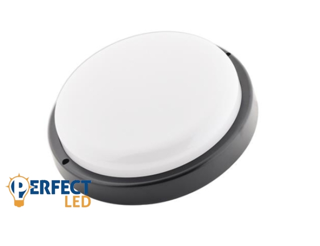 MasterLED Maks 18 W-os ø210 mm mozgásérzékelős kerek natúr fehér mennyezeti lámpa IP54-es védettségű
