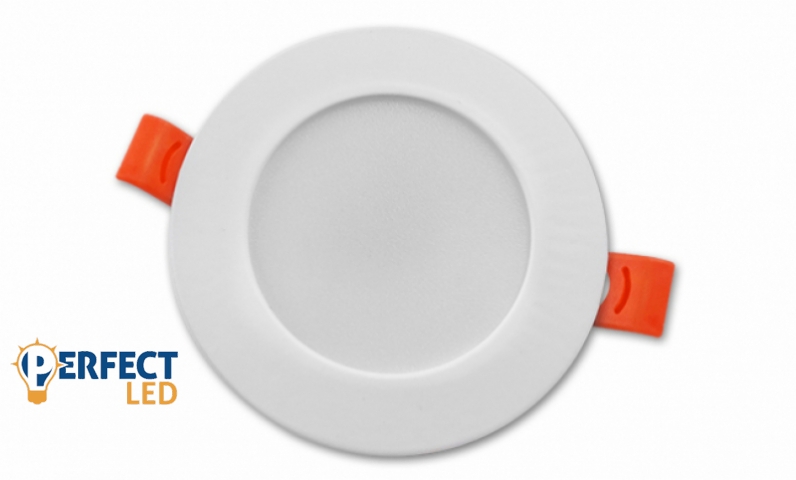 MasterLED Marlon 6 W-os süllyesztett natúr fehér kör alakú LED-es mennyezetlámpa IP44 védettséggel