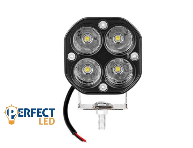 MasterLED Négyzet alakú hideg fehér színhőmérsékletű 40 W-os munkalámpa