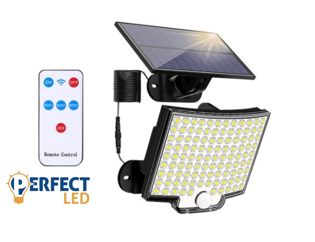 MasterLED Solar LED 10W-os lámpa mozgásérzékelővel és alkonykapcsolóval