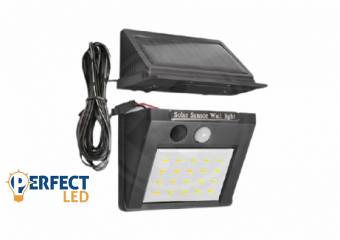 MasterLED Solar LED lámpa 3 W-os mozgásérzékelővel