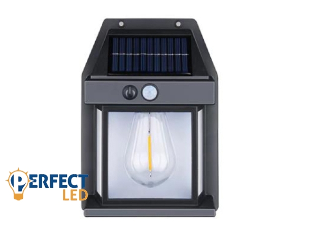 MasterLED Solar LED lámpa mozgás- és szürkületérzékelővel 3000K