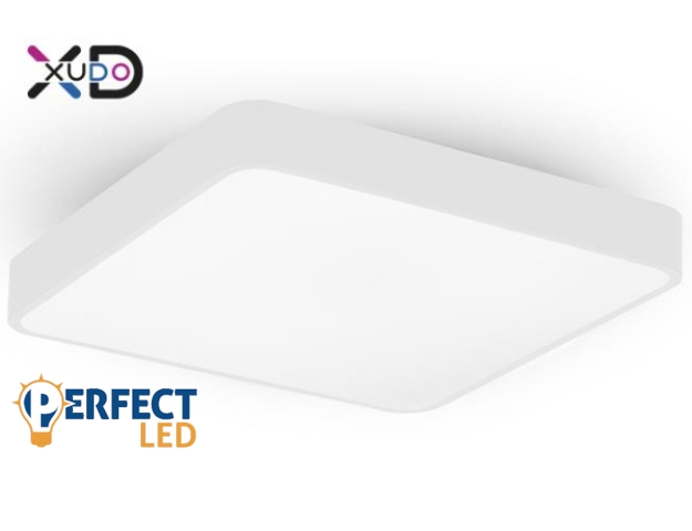 MasterLED XUDO 54W 3000-6500K 400x50 mm négyzet alakú fehér színű mennyezeti lámpa