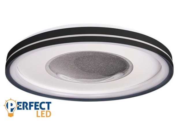MasterLED XUDO Astro 68W 3000-6500K 480x75 mm fekete/fehér színű mennyezeti lámpa távirányítóval